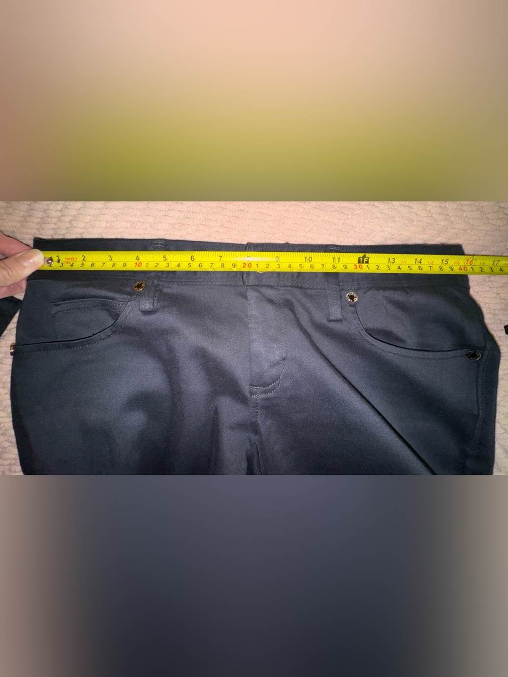 Lilly Pulitzer Worth Skinny Pants Black Size 4 EUC - Picture 9 of 13